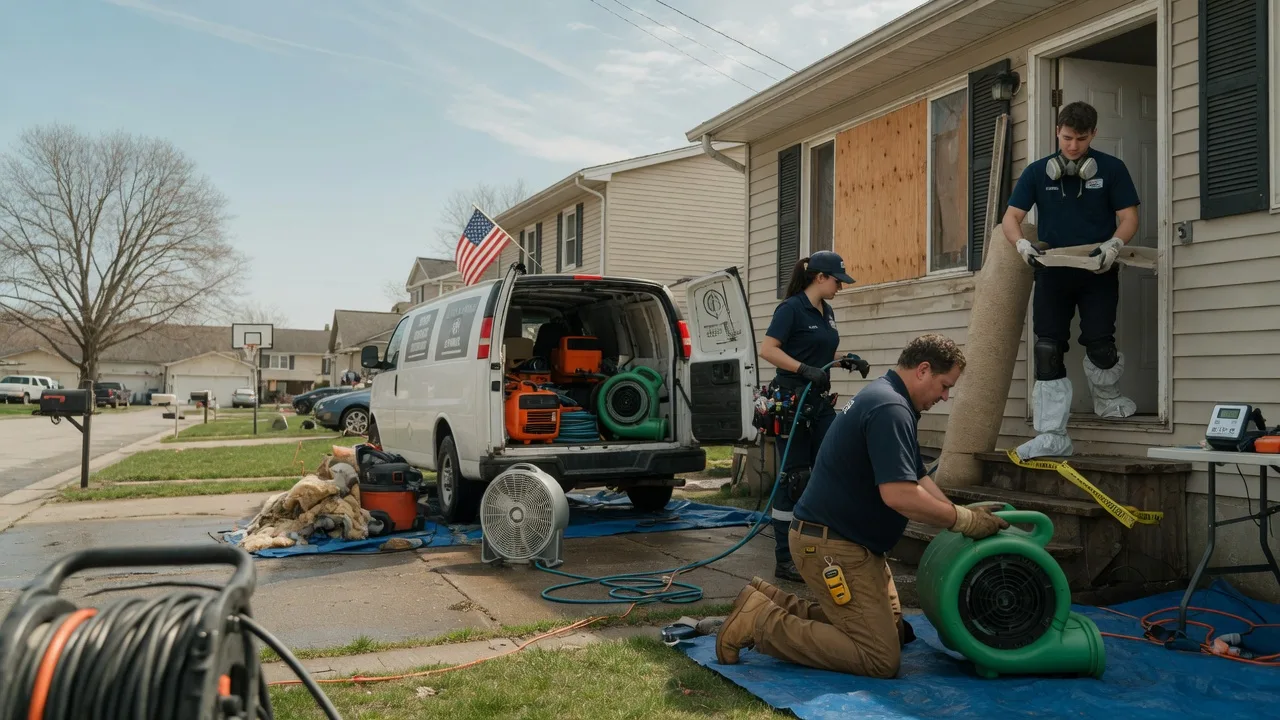 Water Damage Restoration in Hemlock, IN near me